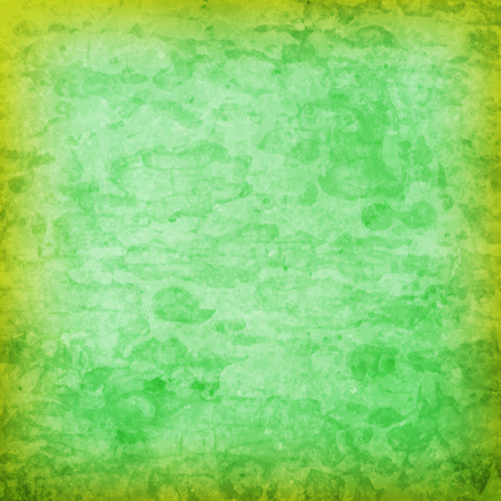 abstract vector grunge background - green and yellowのイラスト素材