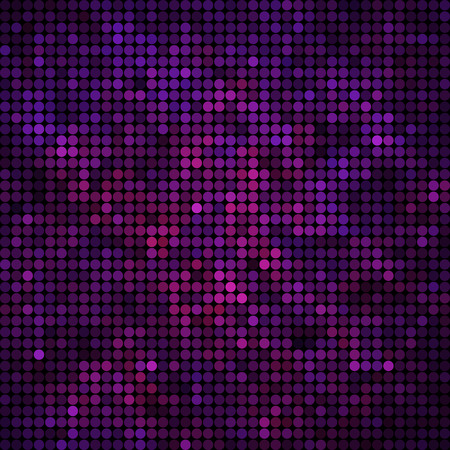 abstract vector colored round dots background - purple and violetのイラスト素材