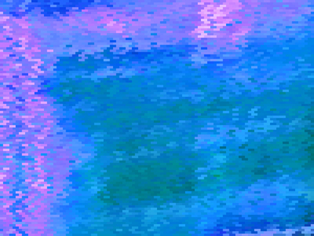 abstract vector brick mosaic geometric background - blue and violet