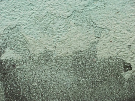 dirty grunge cracked paint texture - teal and grayの写真素材