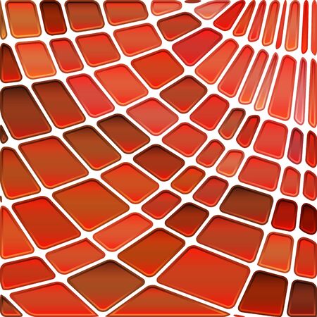 Stained-glass mosaic red and brownのイラスト素材