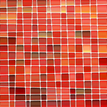 abstract vector stained-glass mosaic background - red and brownの写真素材