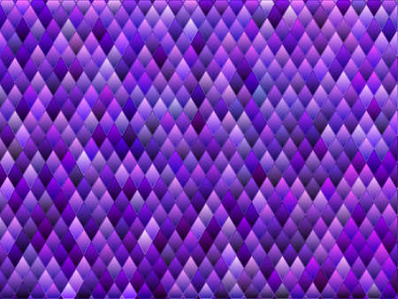 abstract vector stained-glass rhombus mosaic background - purple and violetのイラスト素材