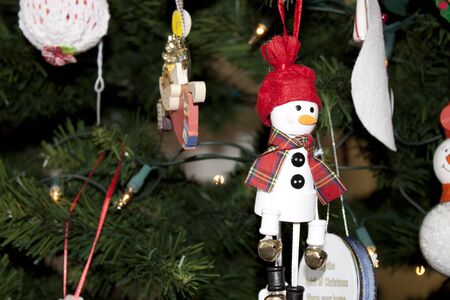 Macro of Christmas ornament