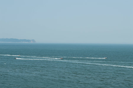 beautiful view of Yantai, Chinaの写真素材