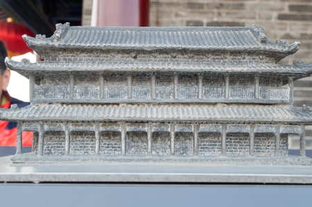 Xian Ming city wallのeditorial素材