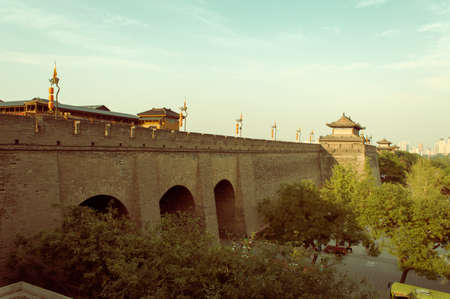 Xian Ming city wallの写真素材