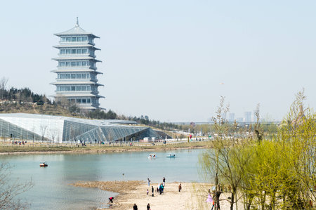 Xian Expo siteのeditorial素材