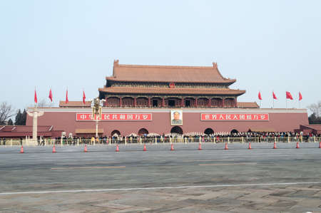 Tiananmen Gateのeditorial素材