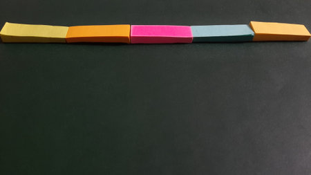 Pastel and Neon Sticky Notes or Paper Index or Page Marker or Flags Tabs or Note Adhesive Post...