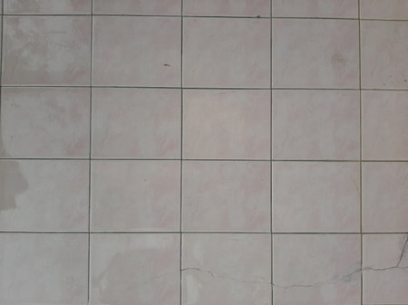 Rectangle ceramic white and pink wall with some reflection.の写真素材
