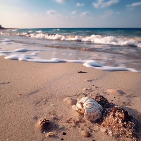tropical beach and sea - landscapeの素材