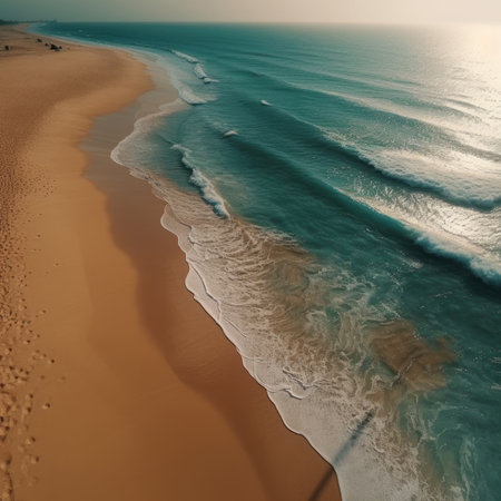 tropical beach and sea - landscapeの素材