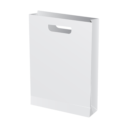 Vector paper package for fast food. Realistic template illustration.のイラスト素材