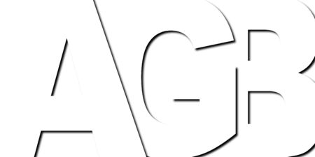 Graphic of an abstract typography/calligraphyの写真素材