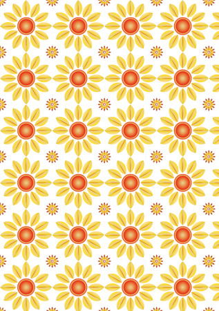 Pattern vector flower background for different purposeのイラスト素材