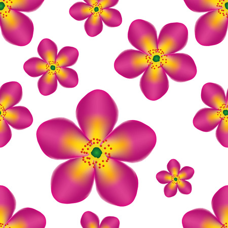 Pattern seamless vector flower background for different purposeのイラスト素材
