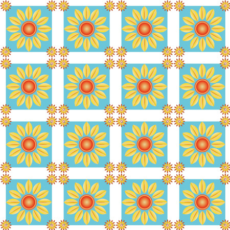 Pattern seamless vector flower background for different purposeのイラスト素材