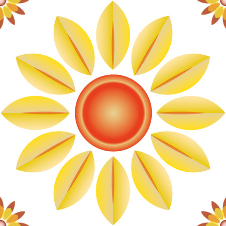 Pattern seamless vector flower background for different purposeのイラスト素材