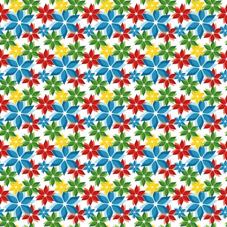 Pattern seamless vector flower background for different purposeのイラスト素材