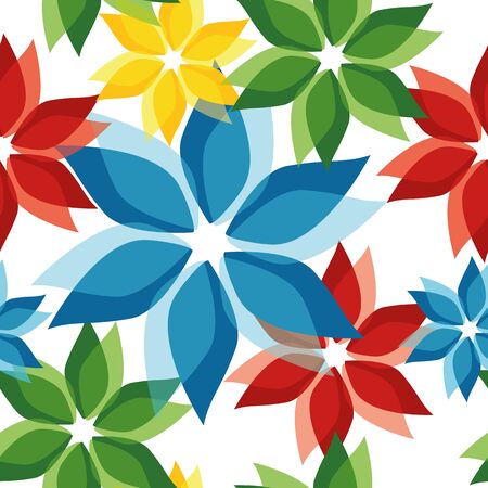 Pattern seamless vector flower background for different purposeのイラスト素材