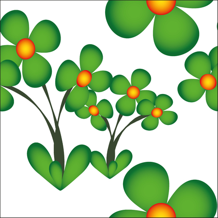 Pattern seamless vector flower background for different purposeのイラスト素材