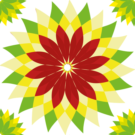 Pattern seamless vector flower background for different purposeのイラスト素材