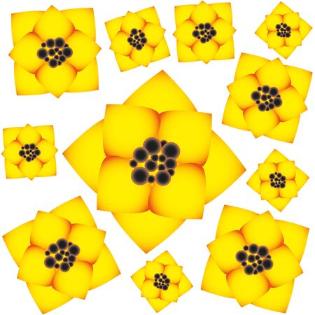 Pattern seamless vector flower background for different purposeのイラスト素材