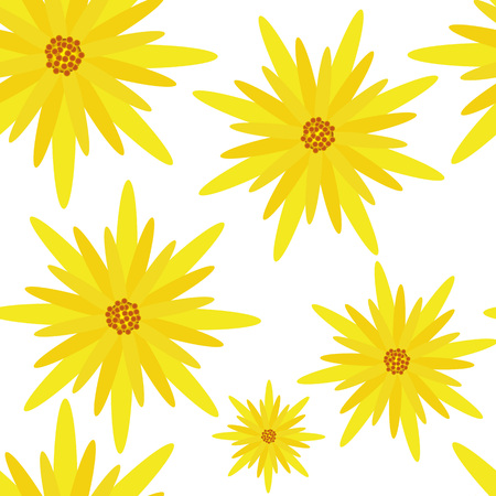 Pattern seamless vector flower background for different purposeのイラスト素材