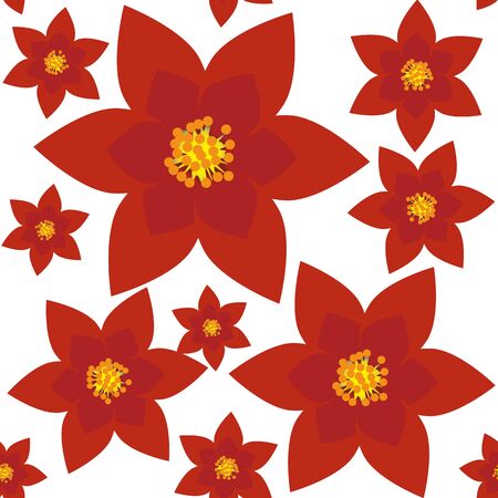 Pattern seamless vector flower background for different purposeのイラスト素材