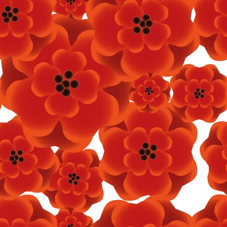 Pattern seamless vector flower background for different purposeのイラスト素材