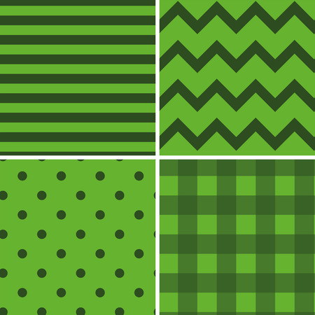 Pattern Collection Seamless Retro Background with 4 pattern for different purchaseのイラスト素材