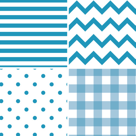 Pattern Collection Seamless Retro Background with 4 pattern for different purchaseのイラスト素材