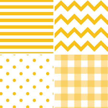 Pattern Collection Seamless Retro Background with 4 pattern for different purchaseのイラスト素材