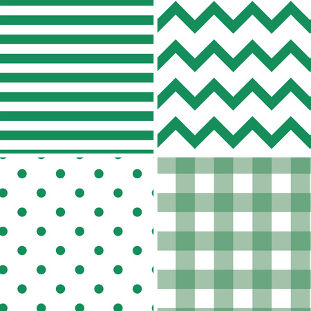 Pattern Collection Seamless Retro Background with 4 pattern for different purchaseのイラスト素材