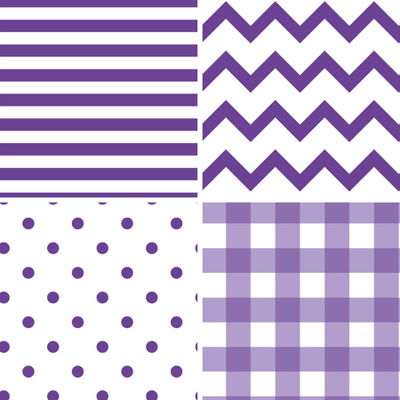 Pattern Collection Seamless Retro Background with 4 pattern for different purchaseのイラスト素材