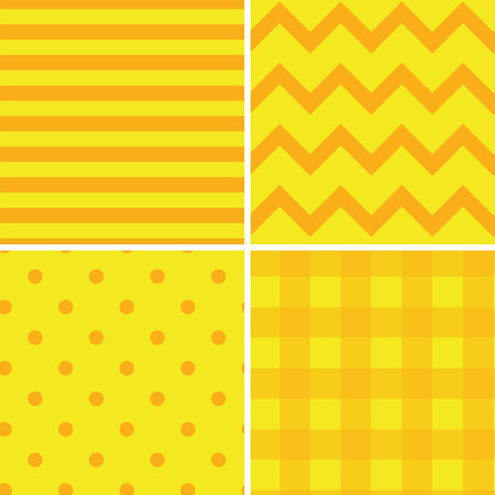 Pattern Collection Seamless Retro Background with 4 pattern for different purchaseのイラスト素材
