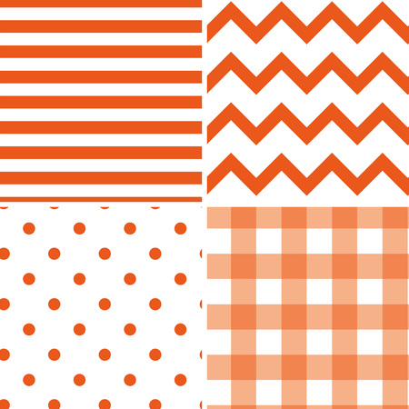 Pattern Collection Seamless Retro Background with 4 pattern for different purchaseのイラスト素材