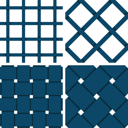 Pattern Vector Seamless Textile Background with 4 pattern for different purchaseのイラスト素材