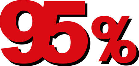 High Quality Graphic Illustration Vector Sale 95 Percentのイラスト素材