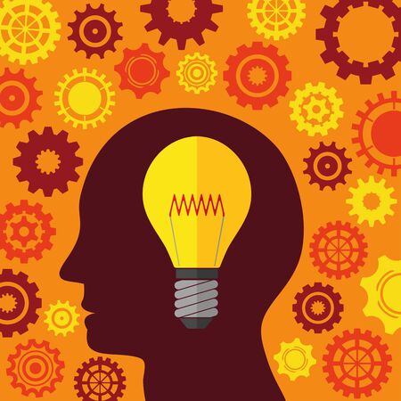 Illustration Vector Graphic Creativity and Ideas for different purpose in web and graphic designのイラスト素材