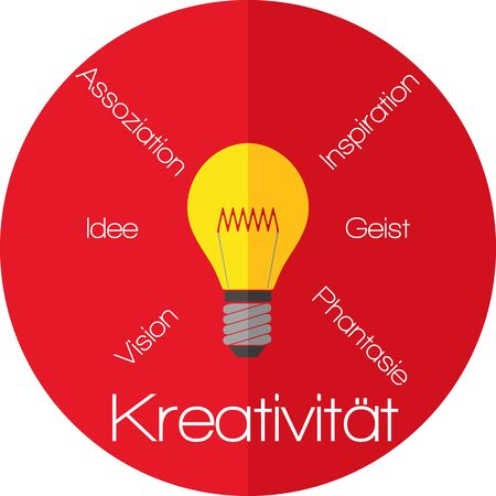 Illustration Vector Graphic Creativity and Ideas for different purpose in web and graphic designのイラスト素材