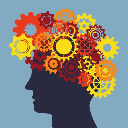 Illustration Vector Graphic Creativity and Ideas for different purpose in web and graphic designのイラスト素材