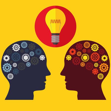 Illustration Vector Graphic Creativity and Ideas for different purpose in web and graphic designのイラスト素材