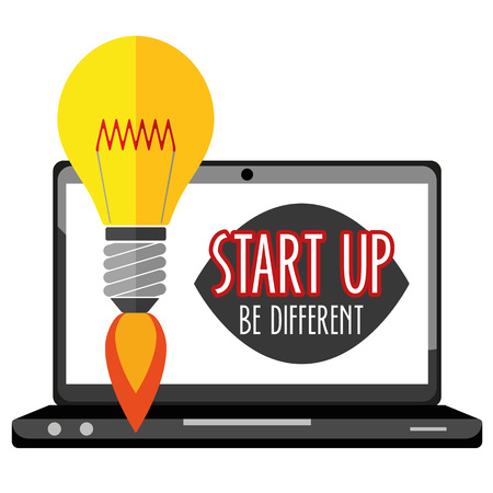 Illustration Vector Graphic Start Up for different purpose in web and graphic designのイラスト素材