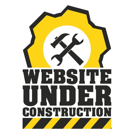 Illustration Vector Graphic Under Construction for different purpose in web and graphic designのイラスト素材