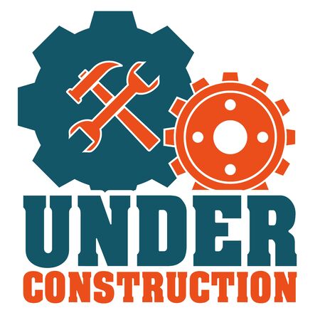 Illustration Vector Graphic Under Construction for different purpose in web and graphic designのイラスト素材