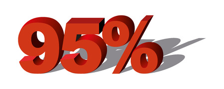 Illustration Vector Graphic Sale Percent 95 for the creative use in graphic designのイラスト素材