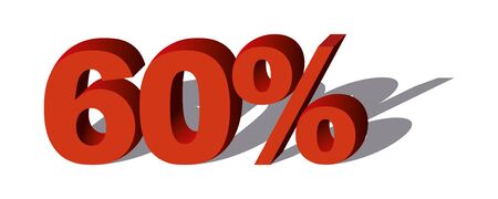 Illustration Vector Graphic Sale Percent 60 for the creative use in graphic designのイラスト素材