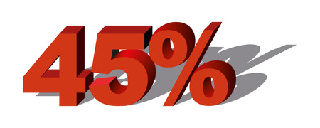 Illustration Vector Graphic Sale Percent 45 for the creative use in graphic designのイラスト素材
